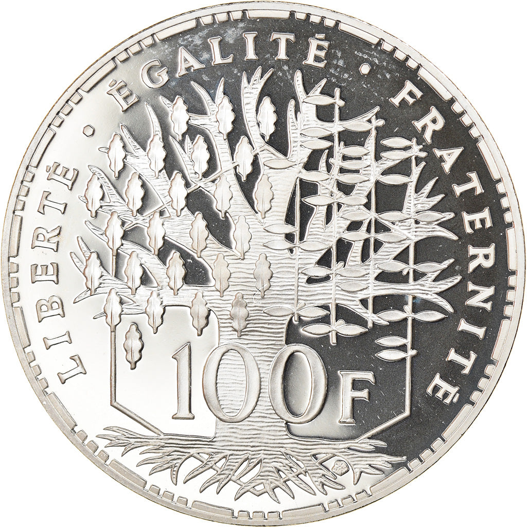 Coin, France, Panthéon, 100 Francs, 2000, Paris, Proof, MS(65-70), Silver