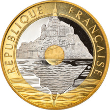 Coin, France, Mont Saint Michel, 20 Francs, 2000, Paris, MS(65-70)