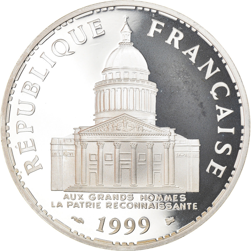 Monnaie, France, Panthéon, 100 Francs, 1999, Paris, BE, FDC, Argent