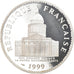 Monnaie, France, Panthéon, 100 Francs, 1999, Paris, BE, FDC, Argent