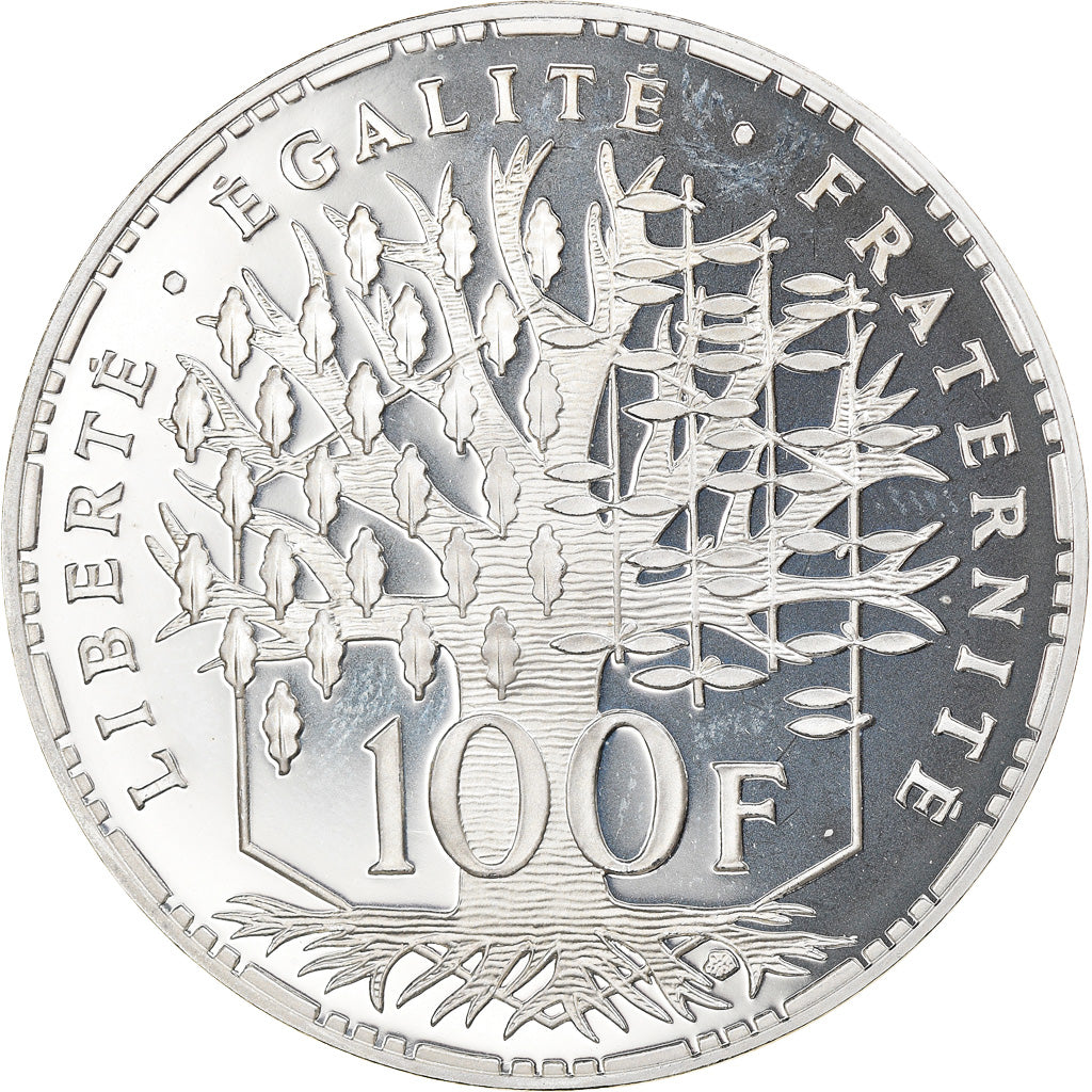 Monnaie, France, Panthéon, 100 Francs, 1999, Paris, BE, FDC, Argent