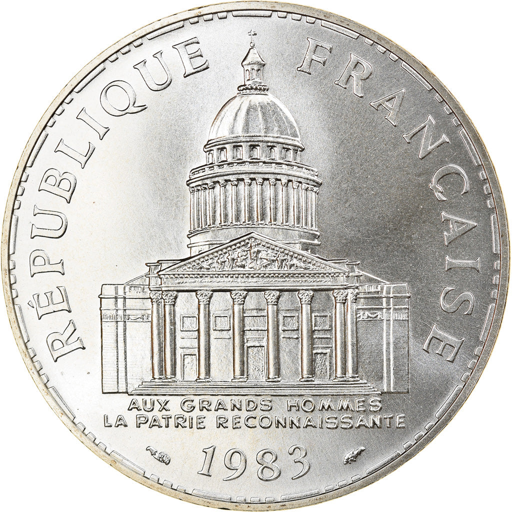 Coin, France, Panthéon, 100 Francs, 1983, Paris, FDC, MS(65-70), Silver