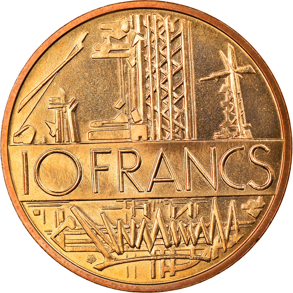 Coin, France, Mathieu, 10 Francs, 1983, Paris, FDC, tranche A, MS(65-70)