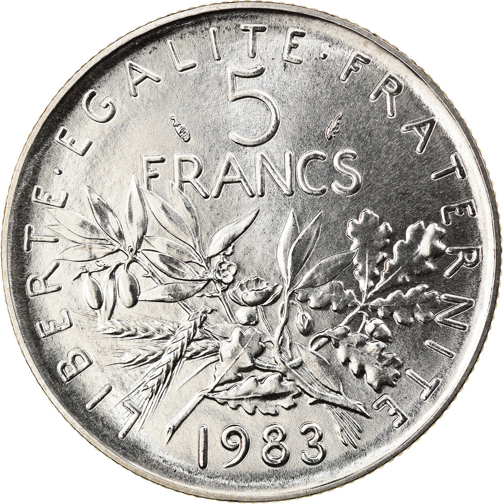 Monnaie, France, Semeuse, 5 Francs, 1983, Paris, FDC, FDC, Nickel Clad