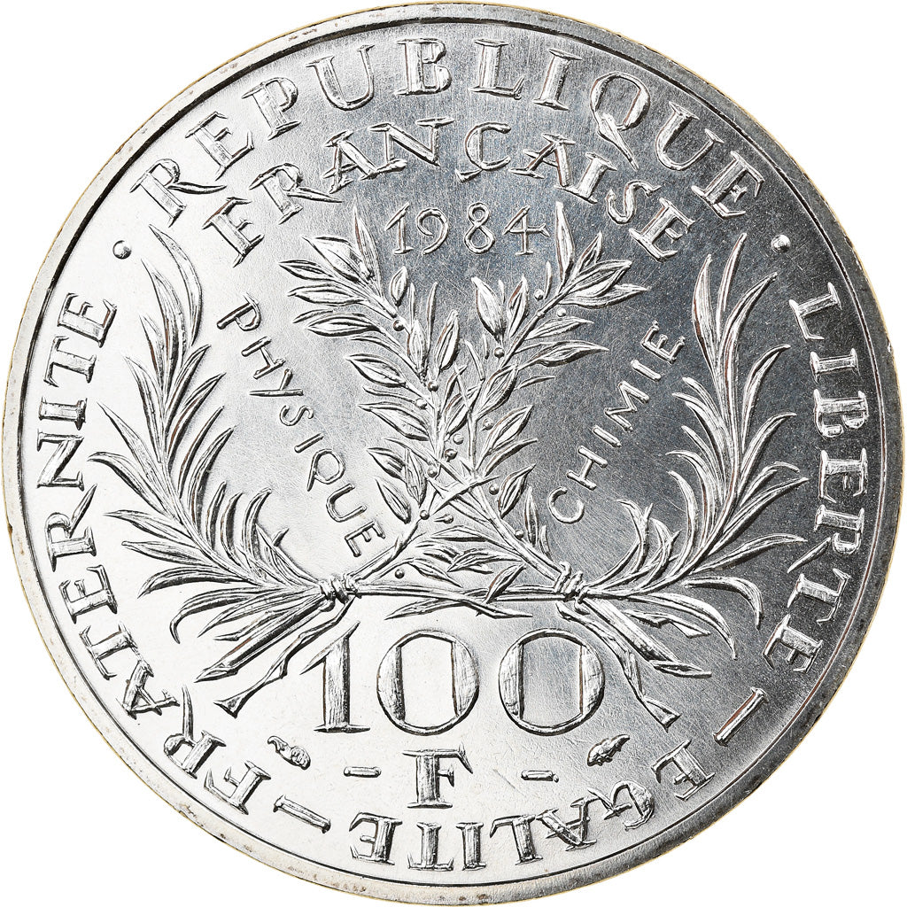 Moneta, Francia, Marie Curie, 100 Francs, 1984, Paris, FDC, FDC, Argento