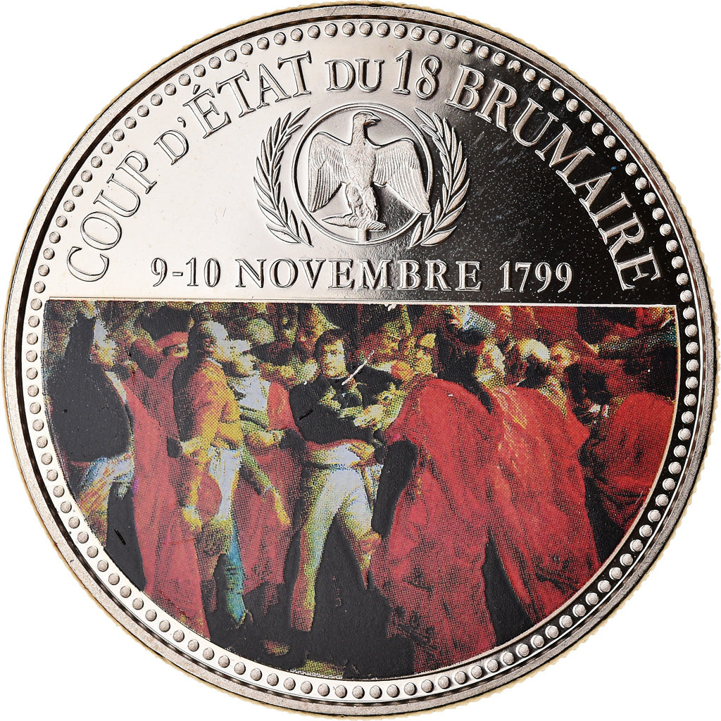 France, Médaille, Napoléon Ier, Coup d'Etat du 18 Brumaire, FDC, Copper-nickel