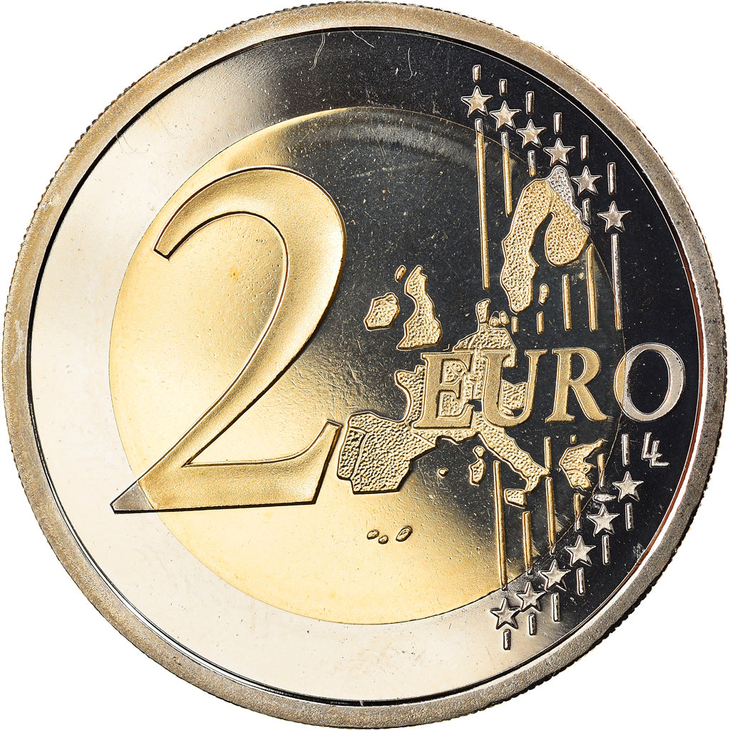 France, 2 Euro, 2001, Paris, FDC, FDC, Bi-Metallic, KM:1289
