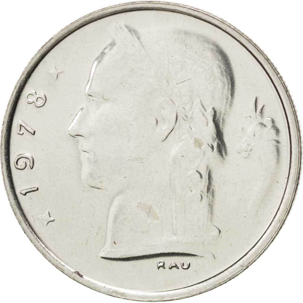 Coin, Belgium, Franc, 1978, MS(65-70), Copper-nickel, KM:142.1