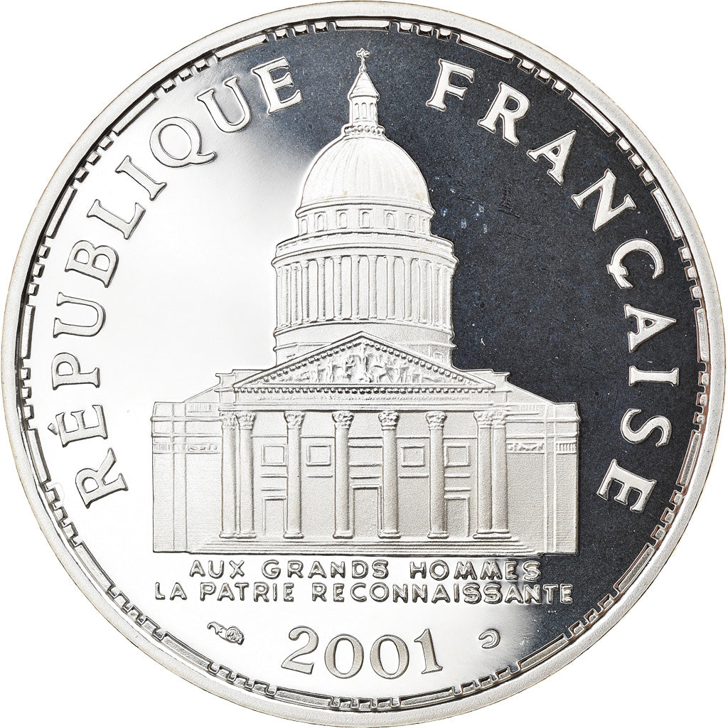 Coin, France, Panthéon, 100 Francs, 2001, Proof, MS(65-70), Silver