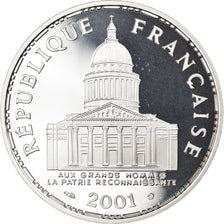 Coin, France, Panthéon, 100 Francs, 2001, Proof, MS(65-70), Silver