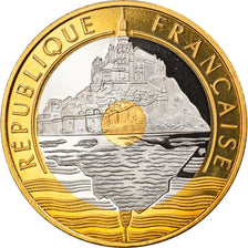Monnaie, France, Mont Saint Michel, 20 Francs, 2001, Paris, Proof, FDC