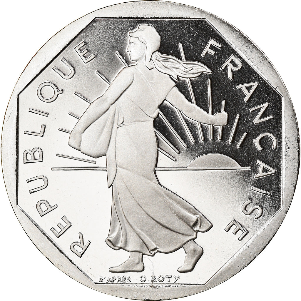 Coin, France, Semeuse, 2 Francs, 2001, Proof, MS(65-70), Nickel, KM:942.2