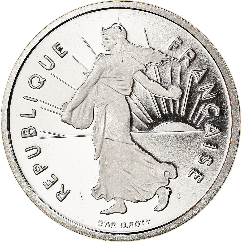 Coin, France, Semeuse, 1/2 Franc, 2001, Proof, MS(65-70), Nickel, KM:931.2