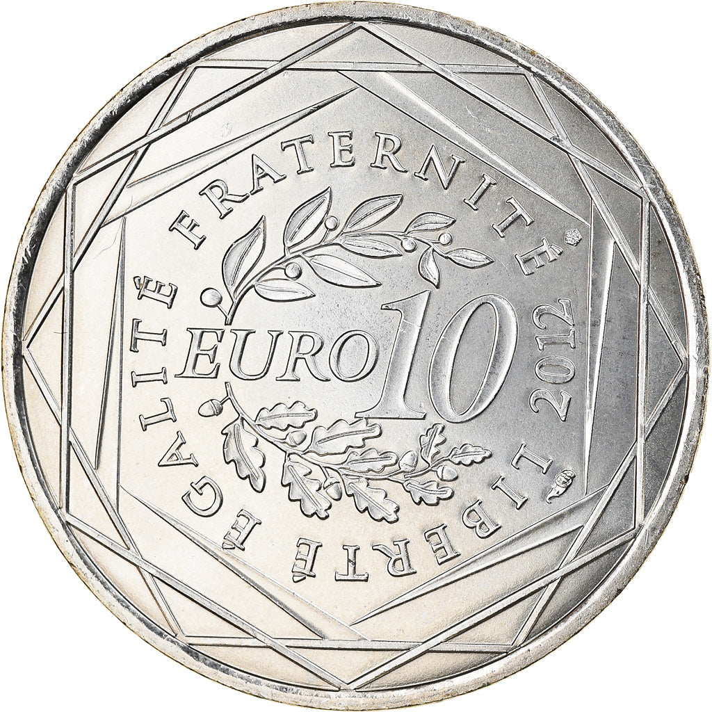 Frankreich, 10 Euro, Nord-Pas de Calais, 2012, Paris, VZ+, Silber, KM:1880
