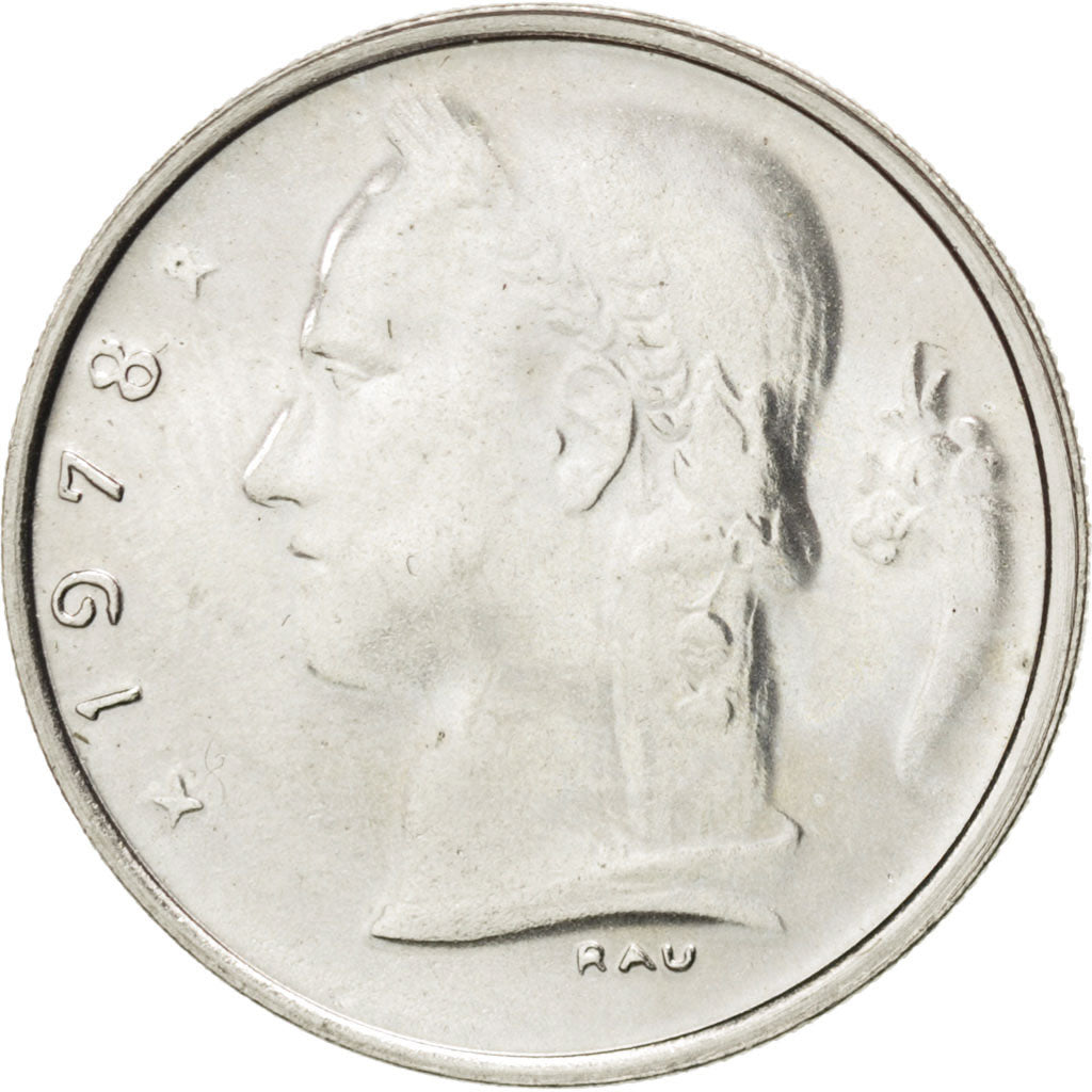 Coin, Belgium, Franc, 1978, MS(65-70), Copper-nickel, KM:143.1