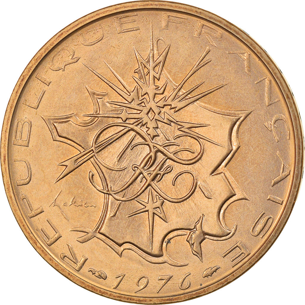 Coin, France, Mathieu, 10 Francs, 1976, Paris, FDC, tranche A, MS(65-70)
