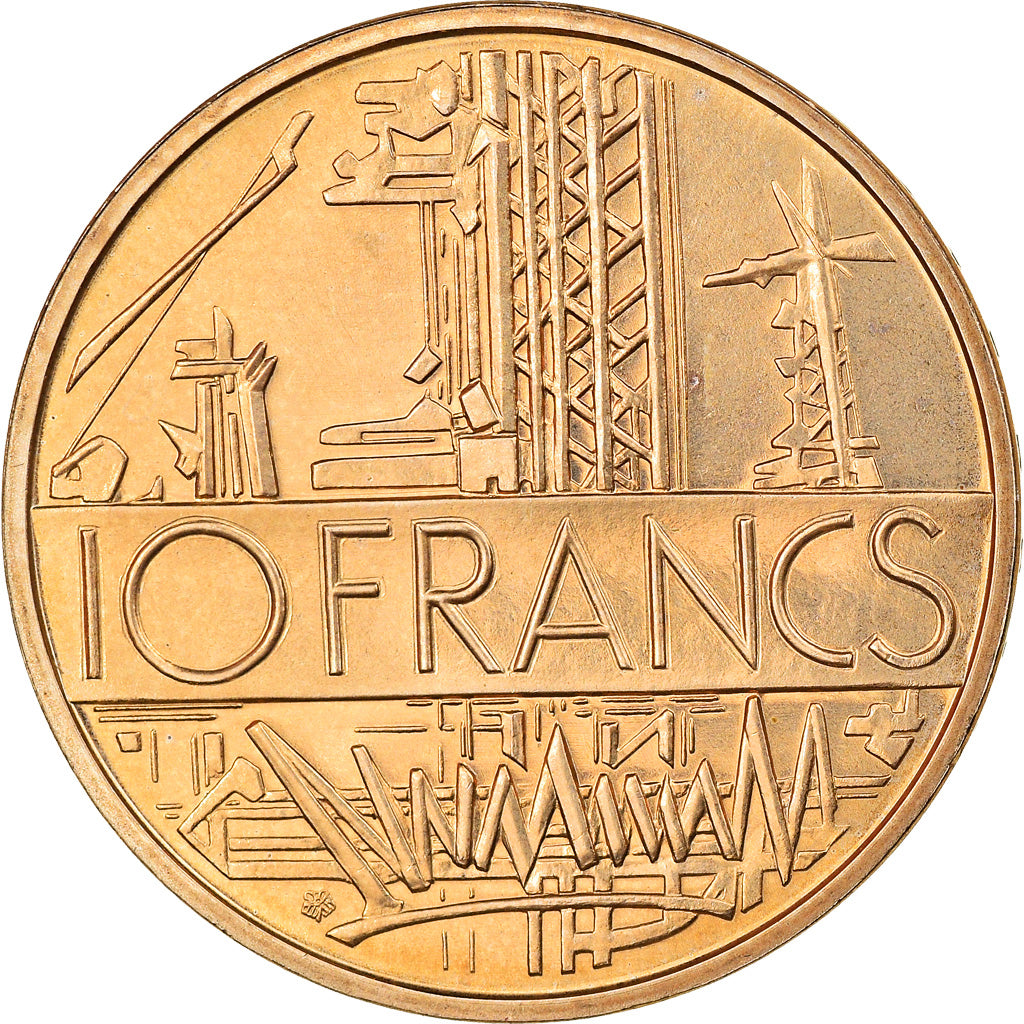 Coin, France, Mathieu, 10 Francs, 1980, Paris, MS(65-70), Nickel-brass, KM:940