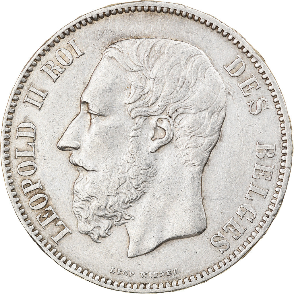 Monnaie, Belgique, Leopold II, 5 Francs, 5 Frank, 1873, SUP, Argent, KM:24