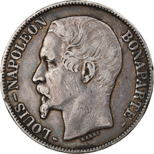 Coin, France, Napoléon III, 5 Francs, 1852, Paris, EF(40-45), Silver, KM:773.1