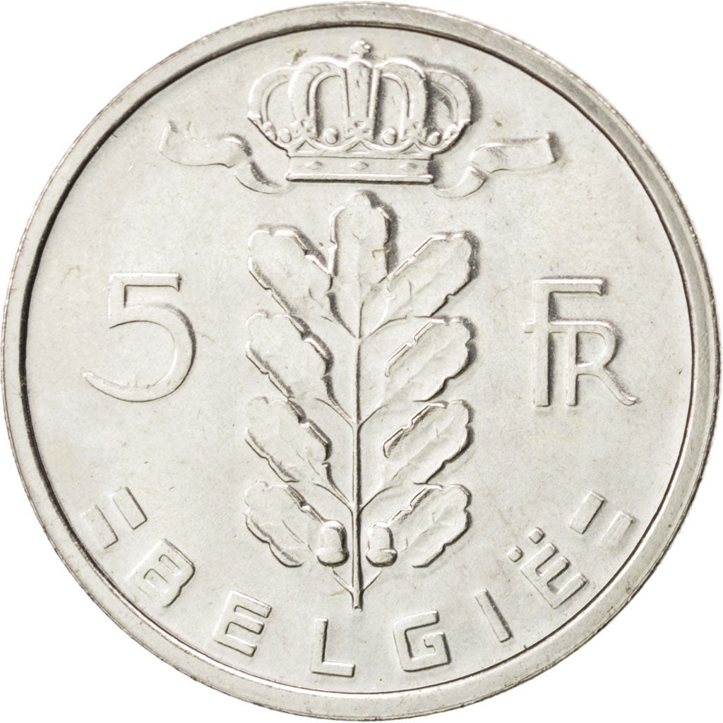 Coin, Belgium, 5 Francs, 5 Frank, 1978, MS(65-70), Copper-nickel, KM:135.1