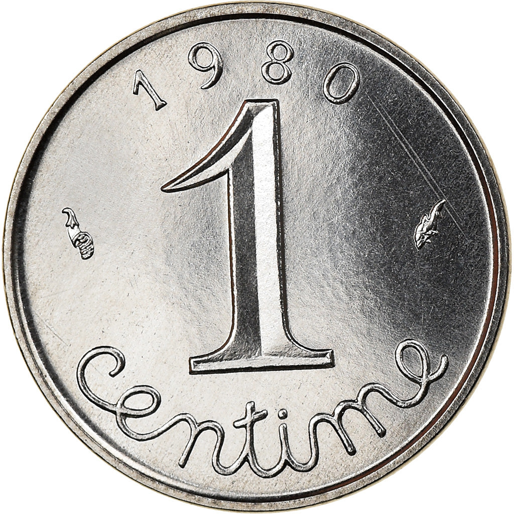 Monnaie, France, Épi, Centime, 1980, Paris, FDC, FDC, Stainless Steel