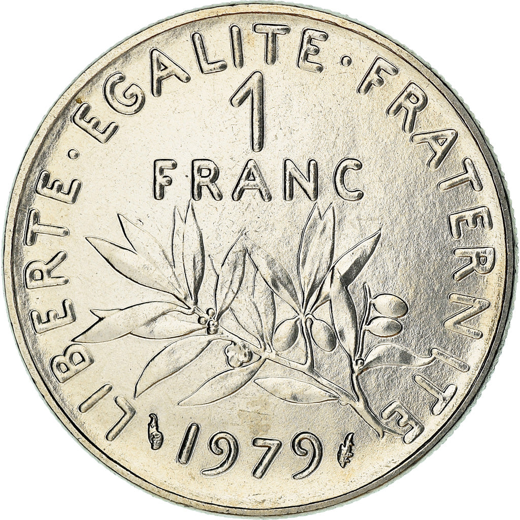 Coin, France, Semeuse, Franc, 1979, Paris, FDC, MS(65-70), Nickel, KM:925.1