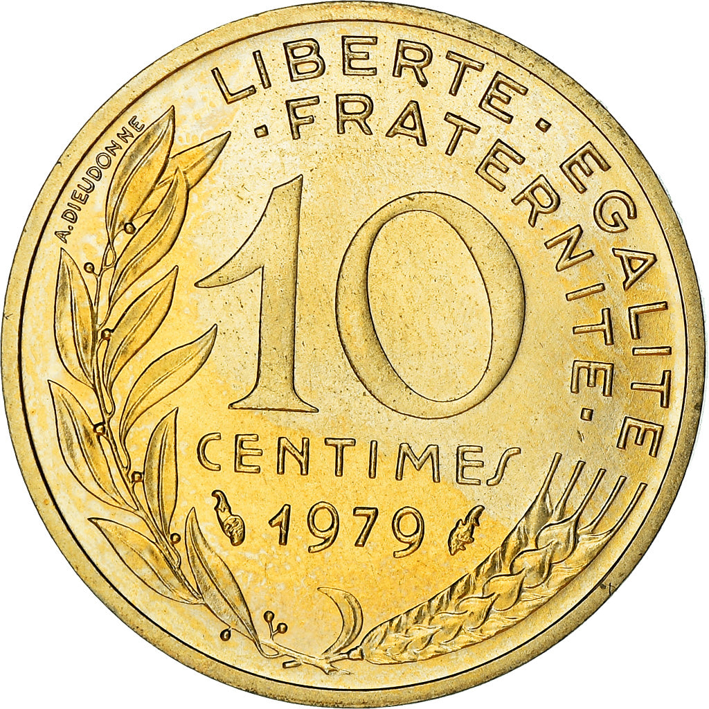 Coin, France, Marianne, 10 Centimes, 1979, Paris, FDC, MS(65-70)
