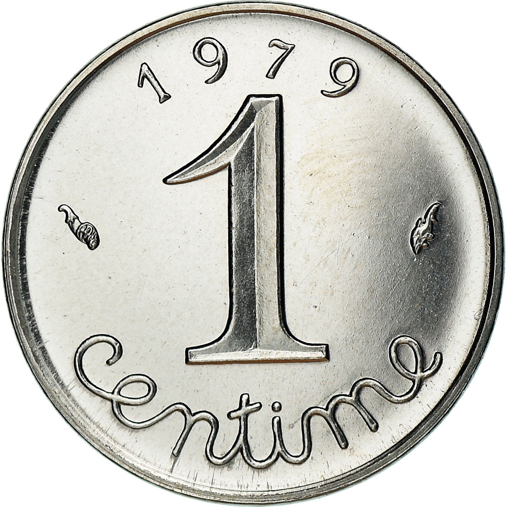 Coin, France, Épi, Centime, 1979, Paris, FDC, MS(65-70), Stainless Steel