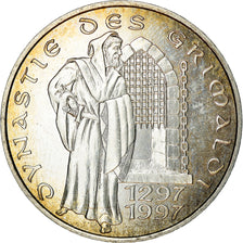 Coin, Monaco, Dynastie des Grimaldi, 100 Francs, 1997, MS(63), Silver, KM:176