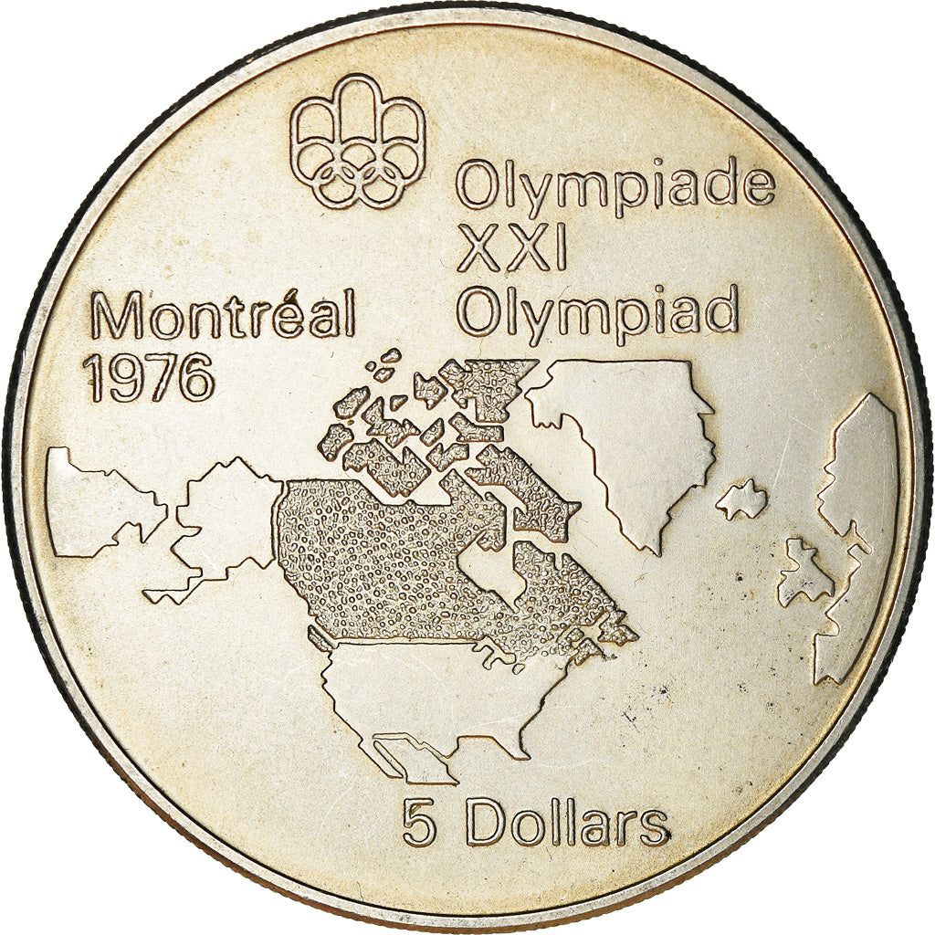 Coin, Canada, Elizabeth II, 5 Dollars, 1973, Royal Canadian Mint, Ottawa, Proof