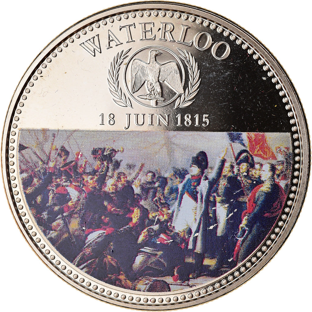 France, Medal, Napoléon Ier, Bataille de Waterloo (1815), MS(65-70)
