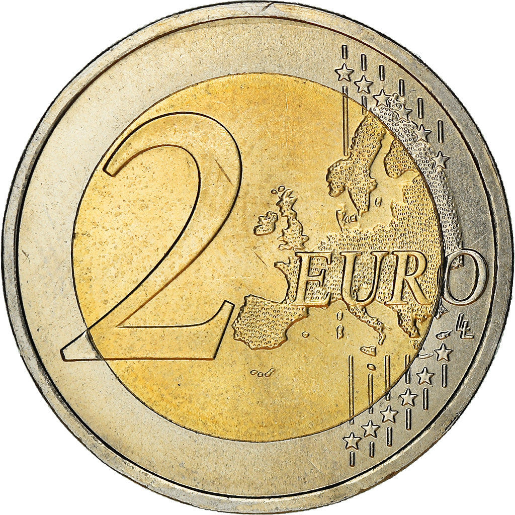 Portugal, 2 Euro, 25 de Abril, 2014, Colourized, MS(63), Bi-Metallic