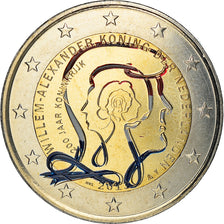 Paesi Bassi, 2 Euro, Willem-Alexander, 2014, Colourized, SPL, Bi-metallico