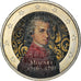 Österreich, 2 Euro, Mozart, 2016, Colourized, UNZ+, Bi-Metallic, KM:New