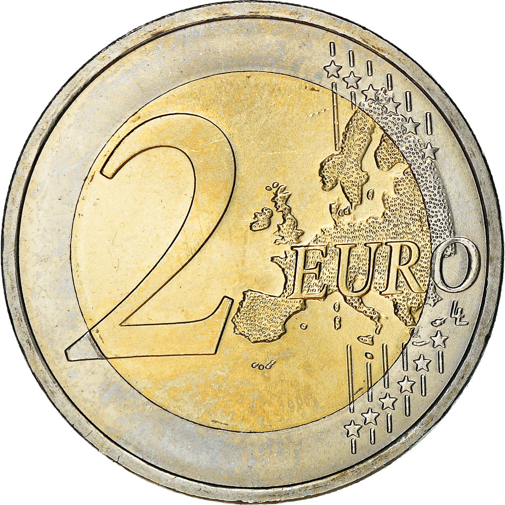 Österreich, 2 Euro, Mozart, 2016, Colourized, UNZ+, Bi-Metallic, KM:New