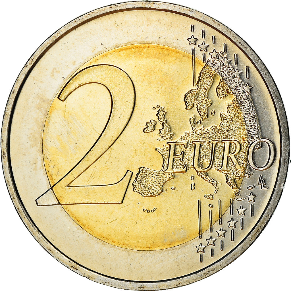 Lettonia, 2 Euro, Eiropas Kulturas Galvaspilseta, 2014, Colourized, SPL