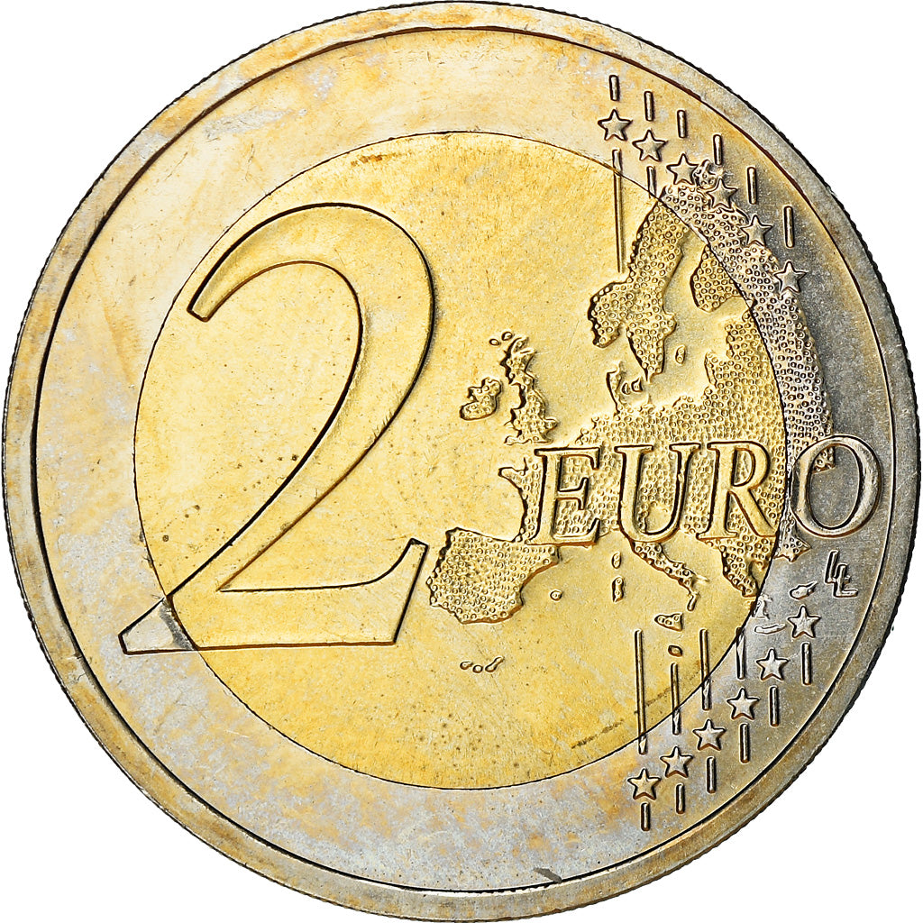 Deutschland, 2 Euro, Niedersachsen, 2014, Stuttgart, Colourized, UNZ