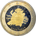 Portugal, 2 Euro, 2012, Lisbon, Colourized, MS(64), Bi-Metallic, KM:812
