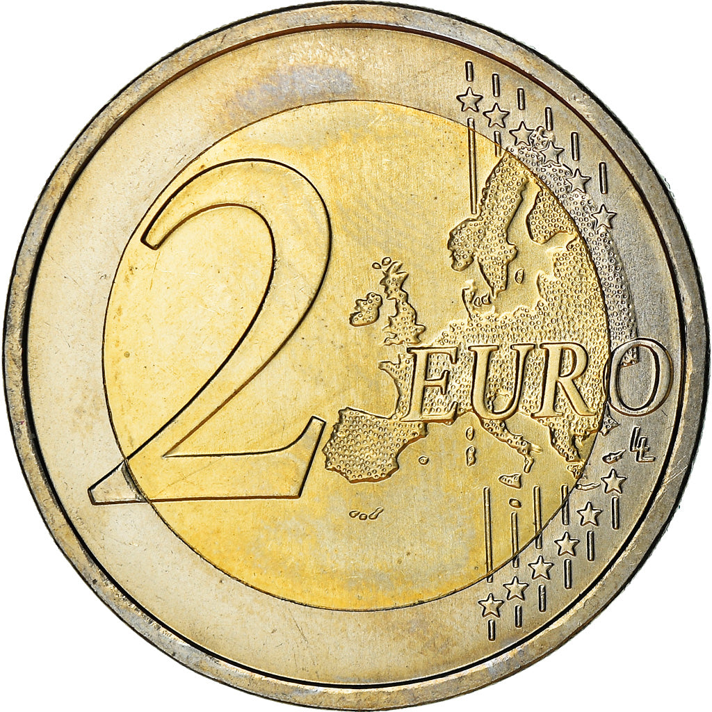 Portugal, 2 Euro, 2012, Lisbon, Colourized, MS(64), Bi-Metallic, KM:812