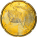 Chipre, 20 Euro Cent, 2009, MS(60-62), Latão, KM:82
