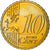 Cyprus, 10 Euro Cent, 2009, MS(60-62), Brass, KM:81