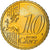 Chypre, 10 Euro Cent, 2009, SUP+, Laiton, KM:81