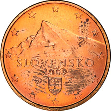 Slovakia, 5 Euro Cent, 2009, Kremnica, MS(63), Copper Plated Steel, KM:97
