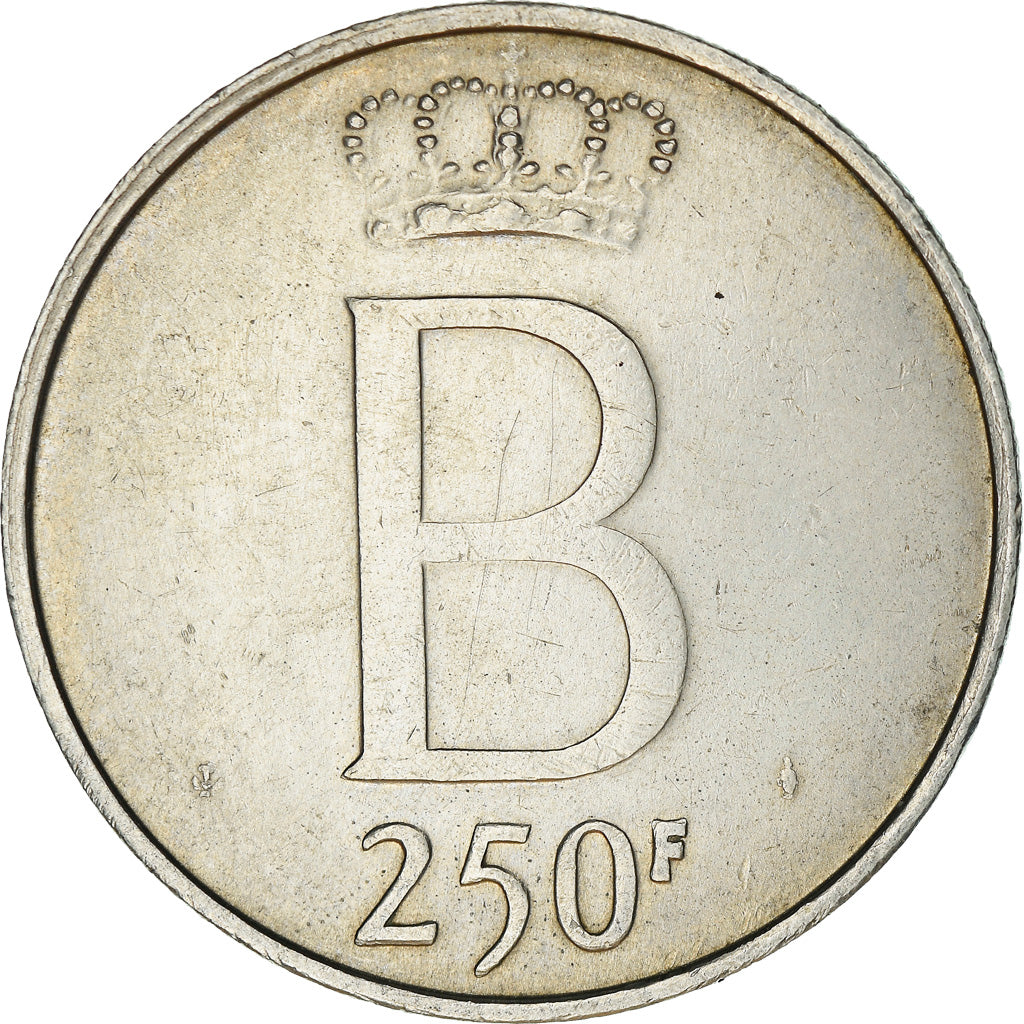 Coin, Belgium, 250 Francs, 250 Frank, 1976, AU(55-58), Silver, KM:157.1