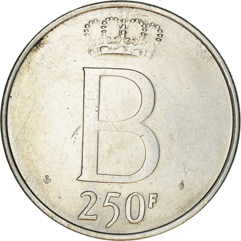 Coin, Belgium, 250 Francs, 250 Frank, 1976, AU(55-58), Silver, KM:157.1