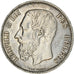 Moneta, Belgio, Leopold II, 5 Francs, 5 Frank, 1873, BB+, Argento, KM:24