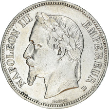 Moneda, Francia, Napoleon III, Napoléon III, 5 Francs, 1868, Paris, MBC+