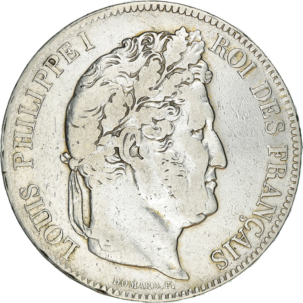 Monnaie, France, Louis-Philippe, 5 Francs, 1833, Lille, TTB, Argent