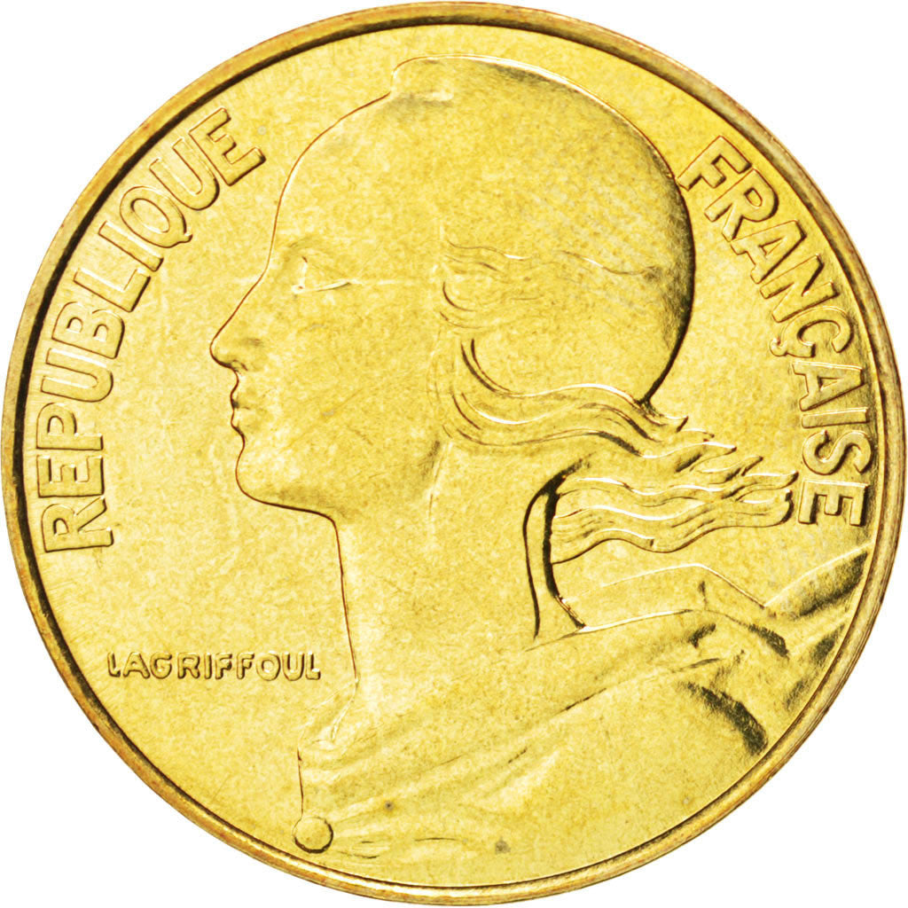FRANCE, Marianne, 20 Centimes, 1999, Paris, KM #930, MS(65-70),...