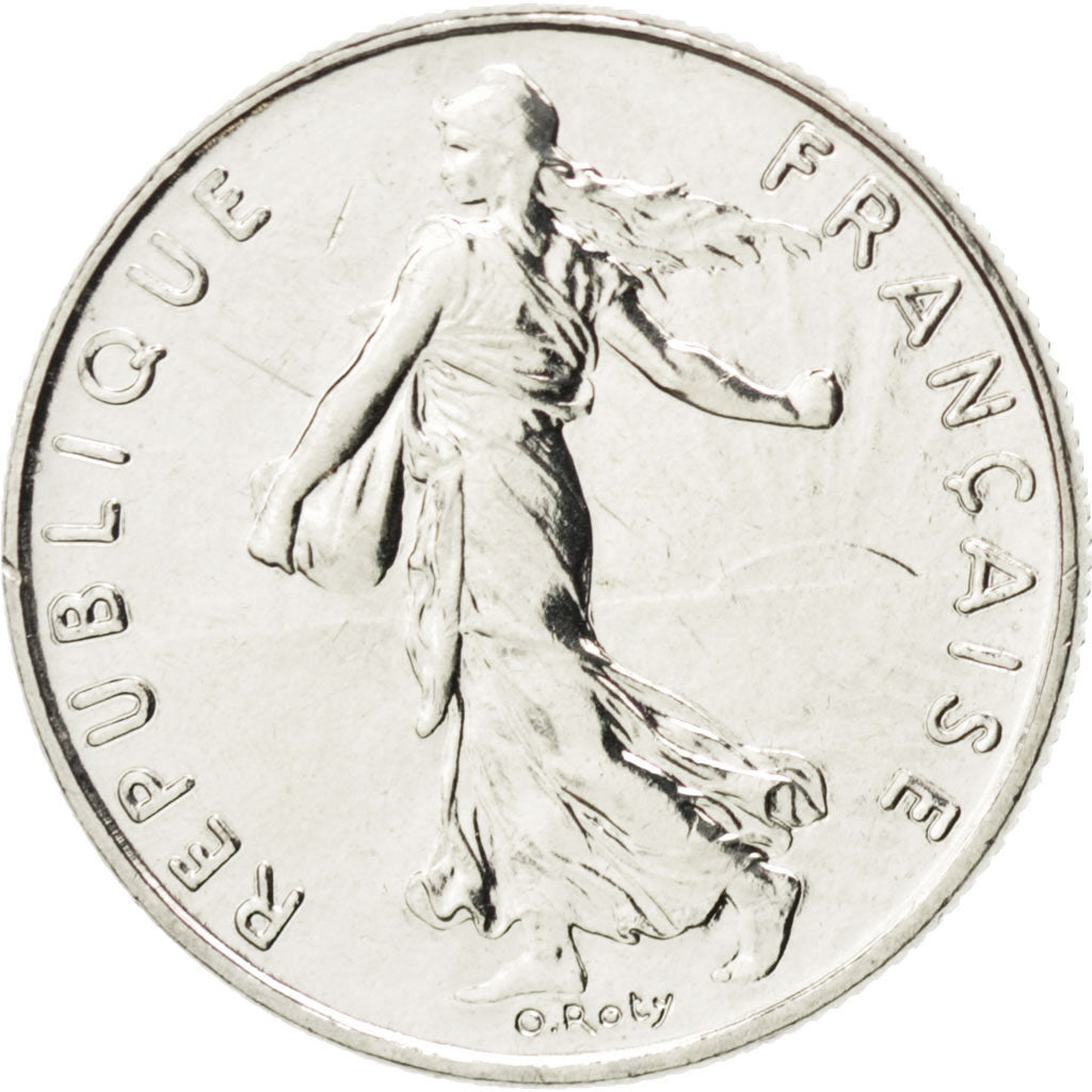 Moneda, Francia, Semeuse, 1/2 Franc, 1999, FDC, Níquel, KM:931.1, Gadoury:429